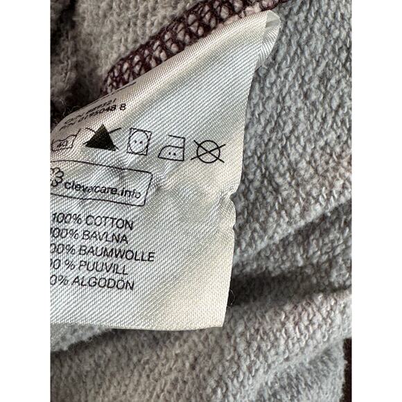 ISABEL MARANT FOR H&M Women's Red Printed Crewneck Pullover Sweater SZ 4 - Picture 13 of 13